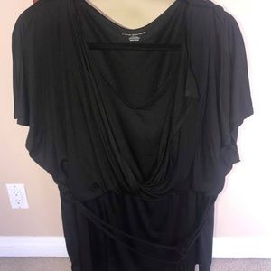 Lane Bryant wrap blouse